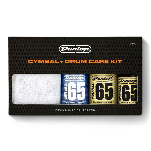 Набір для догляду за тарілками та ударними Dunlop 6400 Cymbal & Drum Care Kit RM256376 фото
