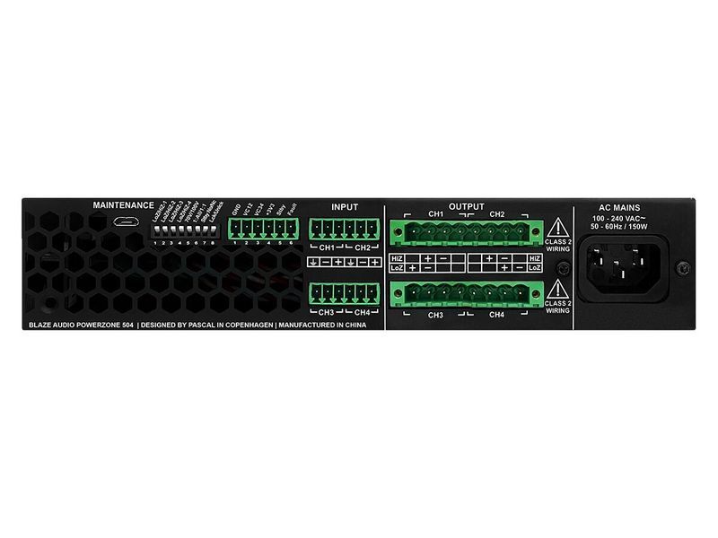 Инсталляционный усилитель класса D Blaze Audio PowerZone 504 LT87403 фото